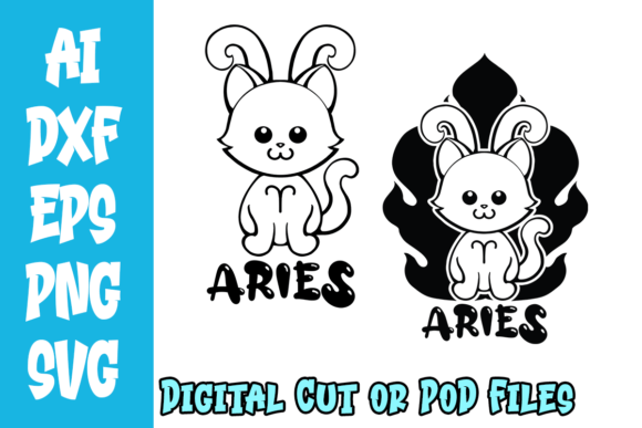 Aries Kitten Elemental Background SVG Review