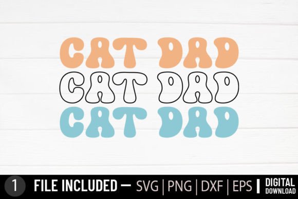 Cat Dad - Father's Day Svg Review