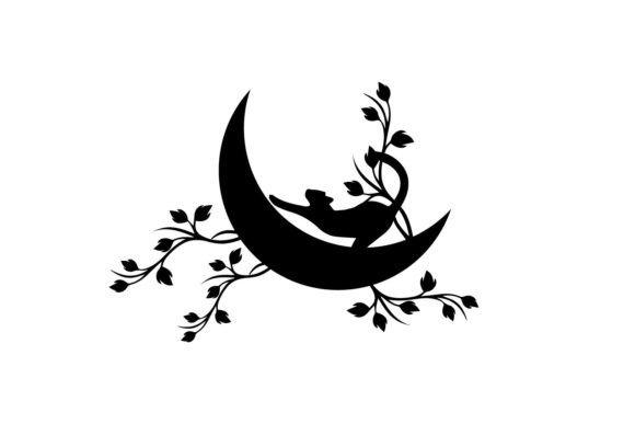 Cat Floral Moon Svg Design Review