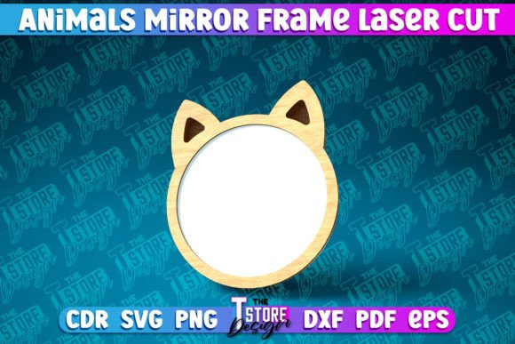 Cat Mirror Frame Laser Cut SVG Review