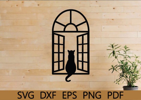 Cat on the Window SVG Wall Art Review