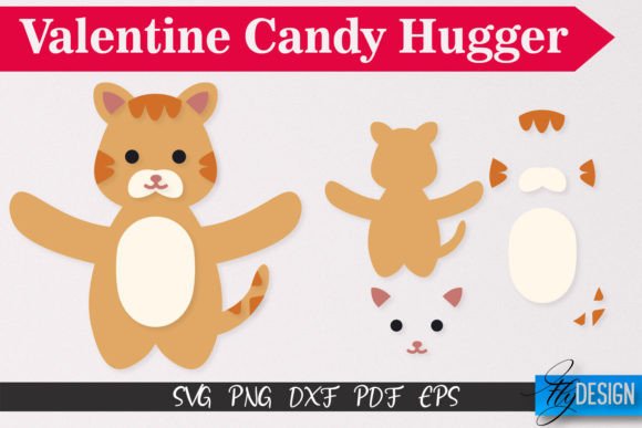 Cat Valentine Candy Hugger SVG Design Review