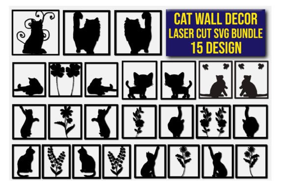 Cat Wall Decor Laser Cut SVG Bundle Review