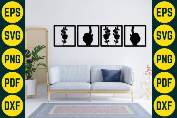 Cat Wall Decor Laser Cut SVG Design 14 Review