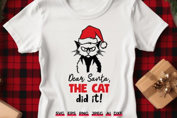 Christmas Dear Santa the Cat Did It SVG Review