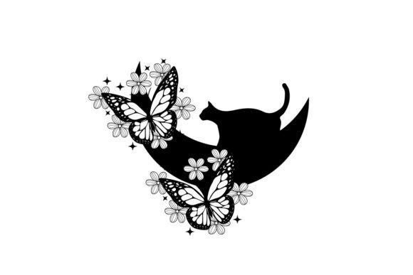 Cozy Cute Cat and Butterflies SVG Review