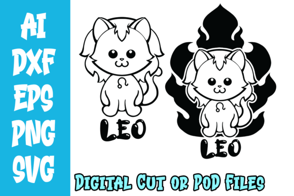 Leo Kitten Elemental Background SVG Review