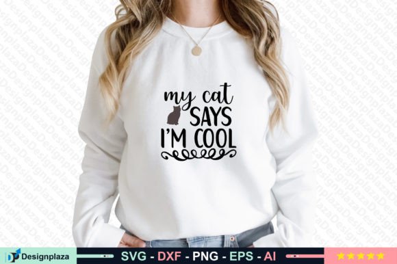 My Cat Says Im Cool SVG Review for Embroidery Projects